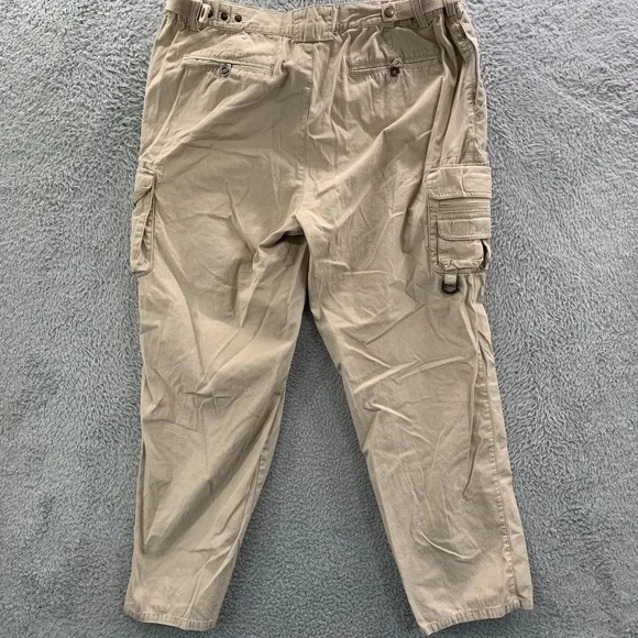 ORVIS Pants Mens 36x29 Measured Cargo Hiking Beige Tag: 38 - Picture 2 of 9